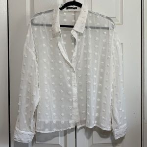 BooHoo Sheer Blouse